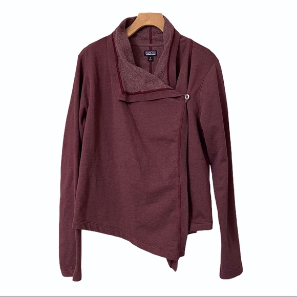 Patagonia At Sea Wrap Sweater - Plum Purple - Picture 2 of 8